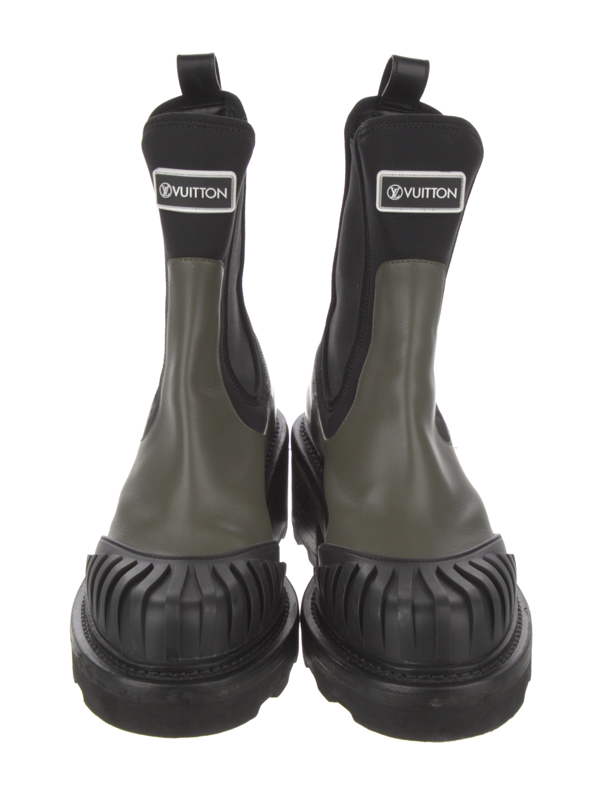 Louis Vuitton Leather Chelsea Boots